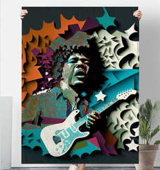 Blues Soul Sherpa Blanket