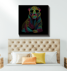 Majestic Roar Canvas Art - Beyond T-shirts