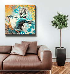 Surfing 1 34 Wrapped Canvas - Beyond T-shirts