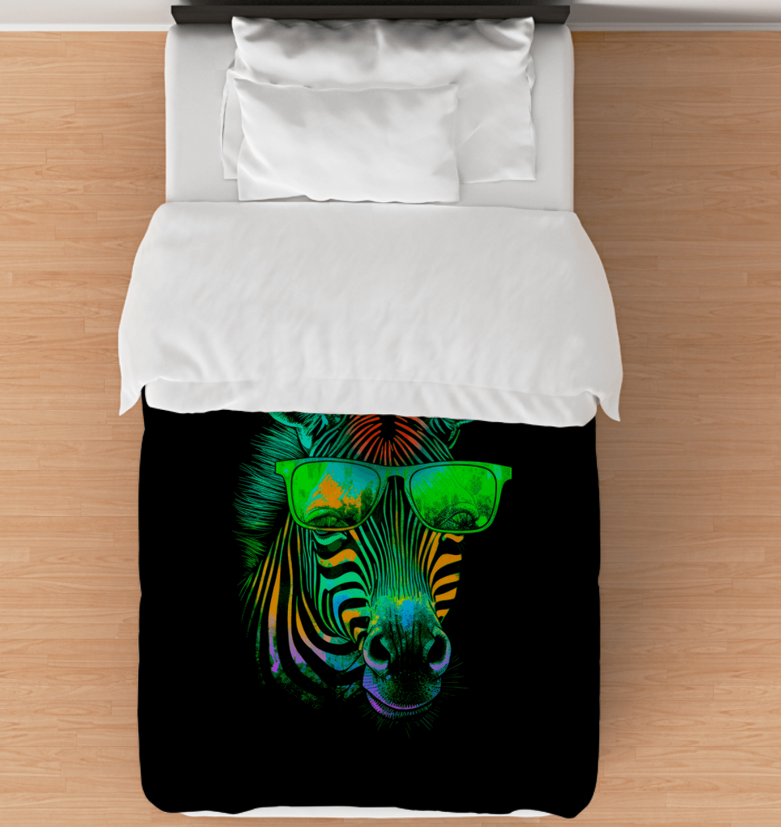 Zebra Mirage Dreams Duvet Cover - Beyond T-shirts