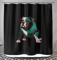 Graceful Bulldog Lakeside Gaze