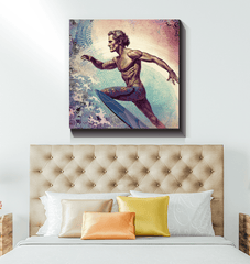 Tidal Flow Wrapped Canvas - Beyond T-shirts