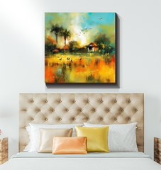 Rolling Meadows Wrapped Canvas