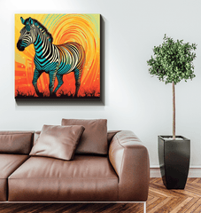 Zebra Foal Innocence Canvas - Beyond T-shirts