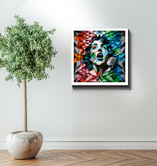 Indie Folk Festival Wrapped Canvas