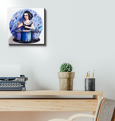 Elegant bird artwork on wrapped canvas, ideal for nature lovers.