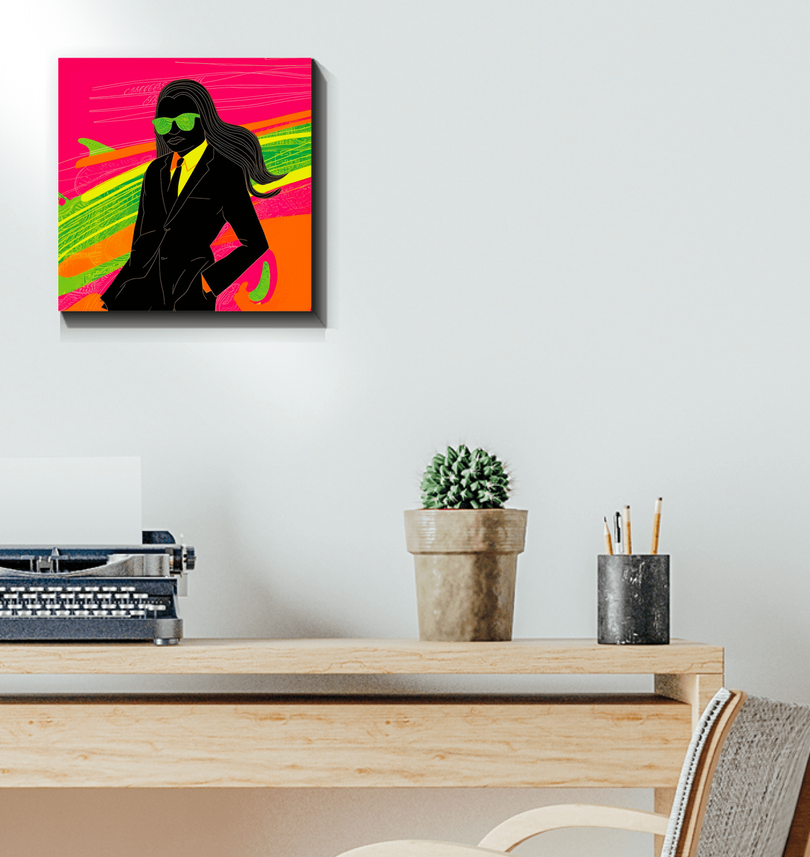 Artistic Elegance Fashion Canvas Print - Beyond T-shirts