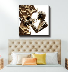 Crescendo Charms Wrapped Canvas