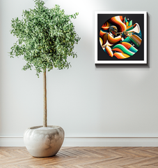Elegant Renaissance music canvas for home decor