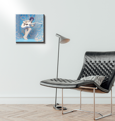Safari-themed wrapped canvas wall art