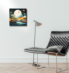 Whimsical Wildflowers Meadow Canvas