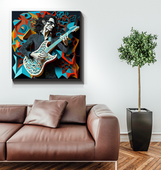 Rock 'n' Roll Legends Wrapped Canvas