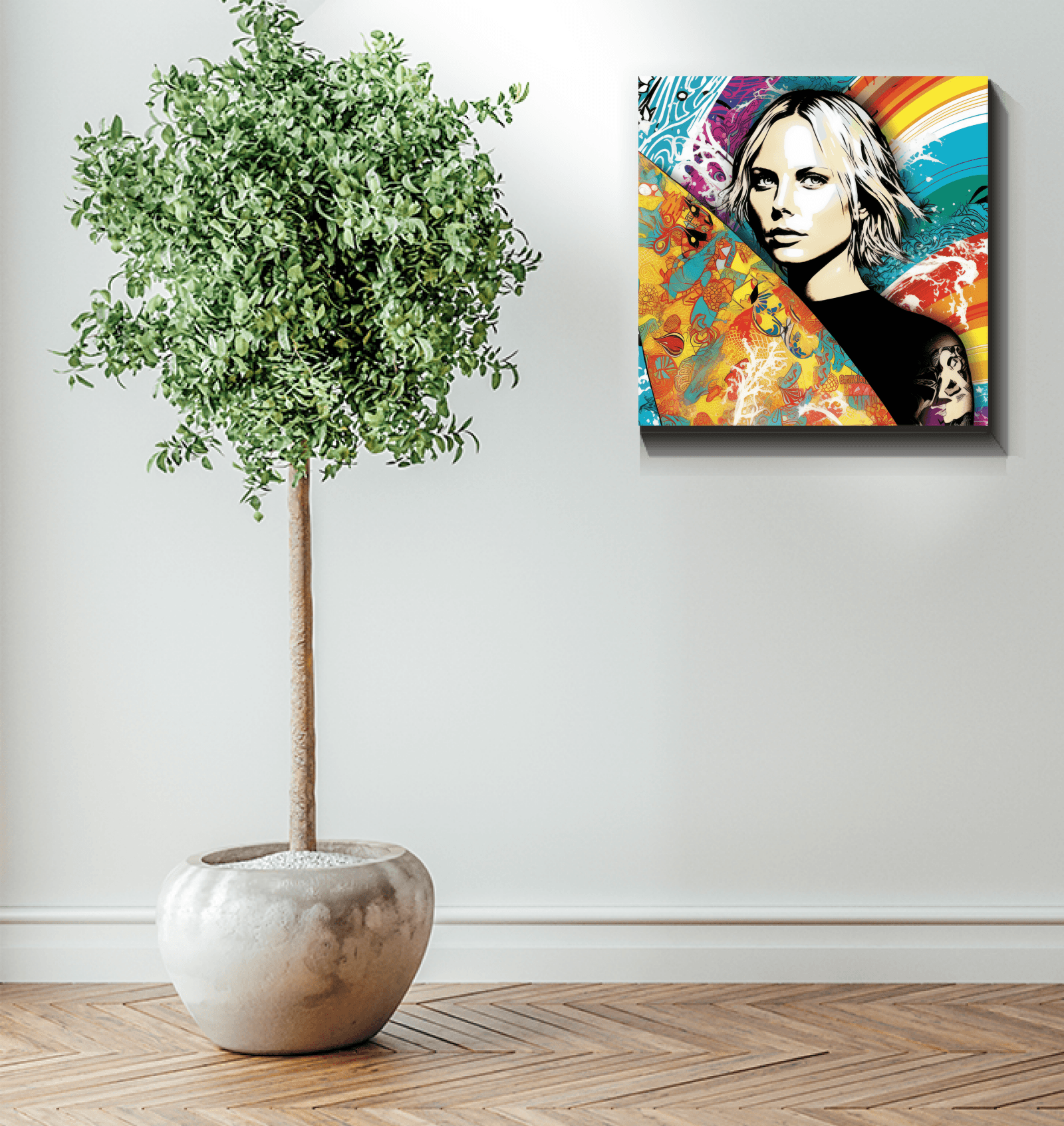 Surfing Spirit Canvas Art - Beyond T-shirts