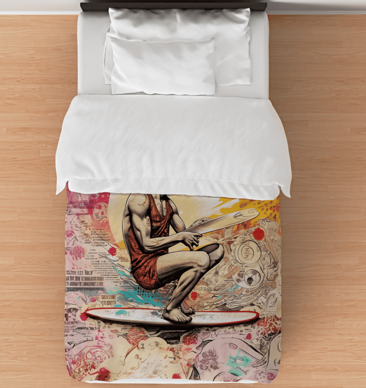 Coastal Surf Duvet Cover - Beyond T-shirts