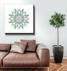 Mandala Blossoms Canvas Triptych - Beyond T-shirts