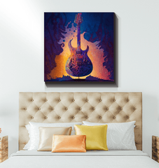 Symphony of Colors - Abstract Music Canvas - Beyond T-shirts
