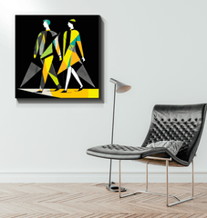 Runway Reverie Abstract Canvas - Beyond T-shirts