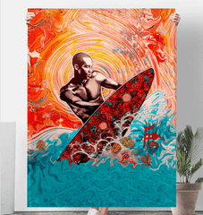 Surfing Spirit Sherpa Blanket - Beyond T-shirts