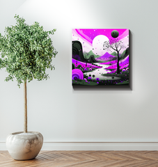 Mesmerizing Mesa Desert Landscape Canvas