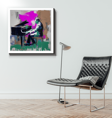 Chic Minimalist Art Wrapped Canvas