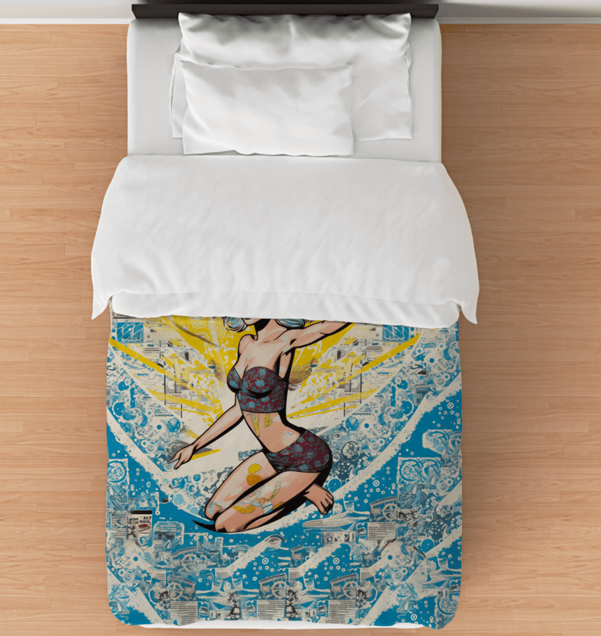 Surfing 1 24 Duvet Cover - Beyond T-shirts