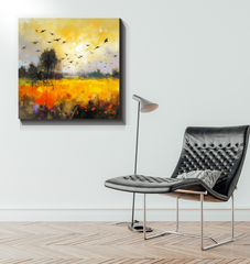 Rolling Hills Panorama Wrapped Canvas