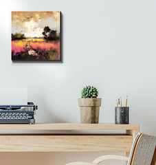 Majestic Snow-Capped Peaks Wrapped Canvas