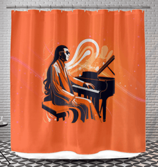 Fashionable Serenade Bathroom Curtain - Beyond T-shirts