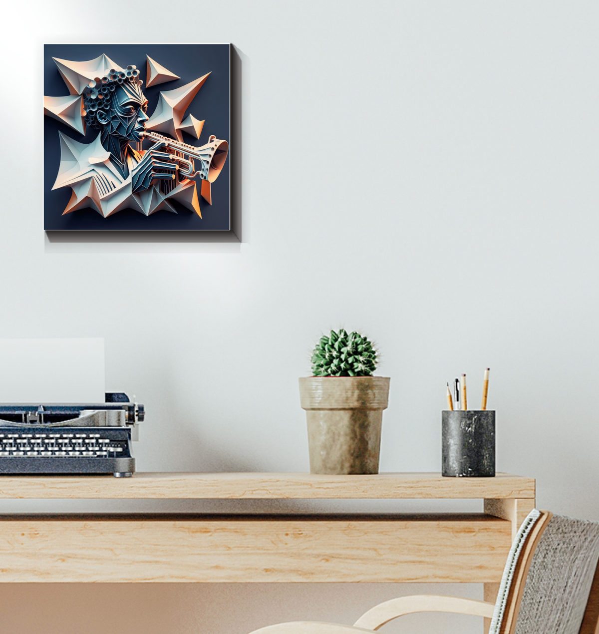 Techno Pulse Wrapped Canvas