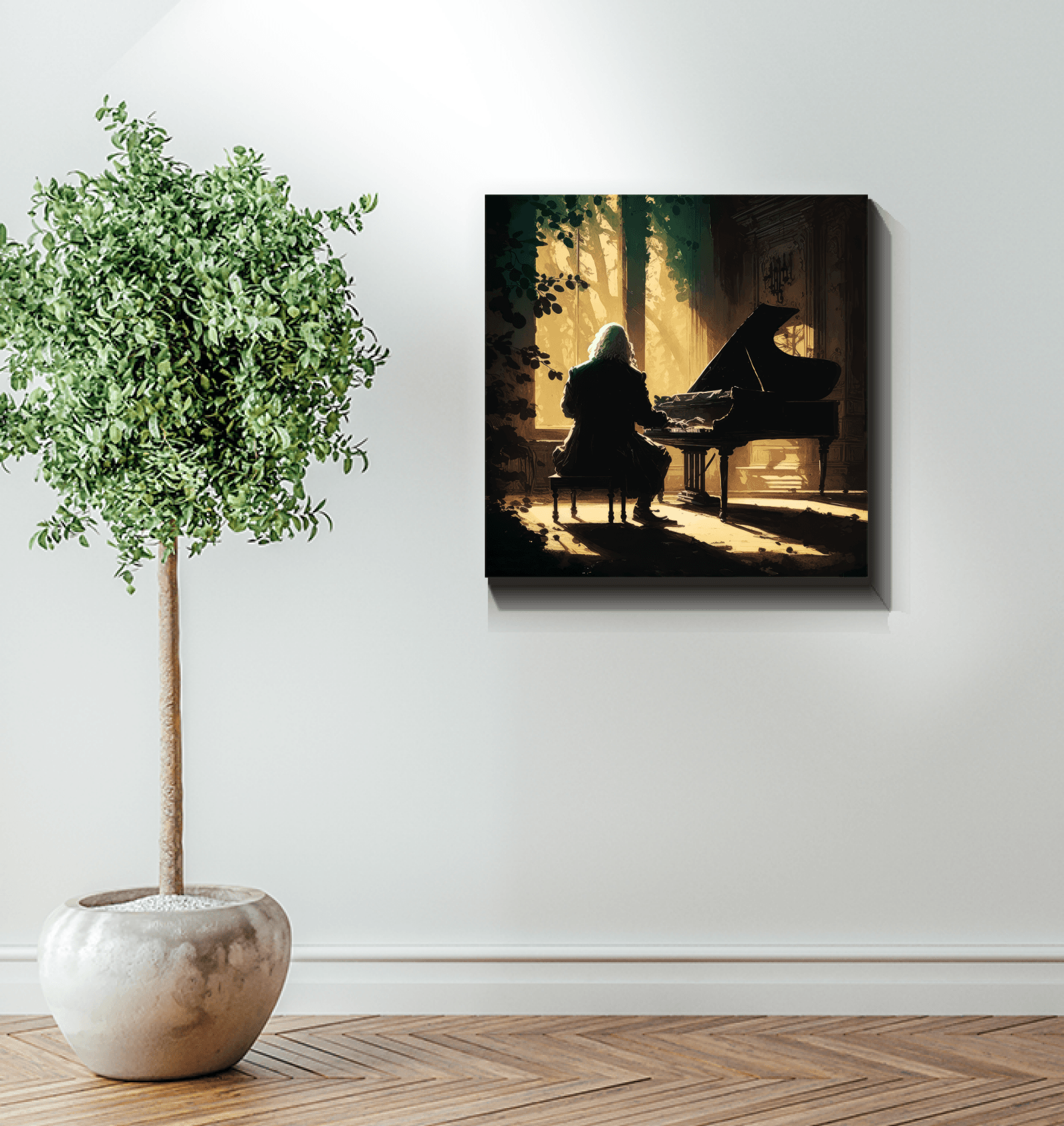 Soulful Saxophone Solos - Musician's Canvas Art - Beyond T-shirts