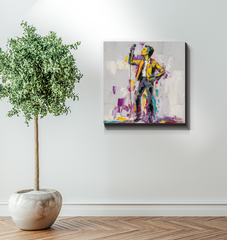 Abstract Expression Wrapped Canvas