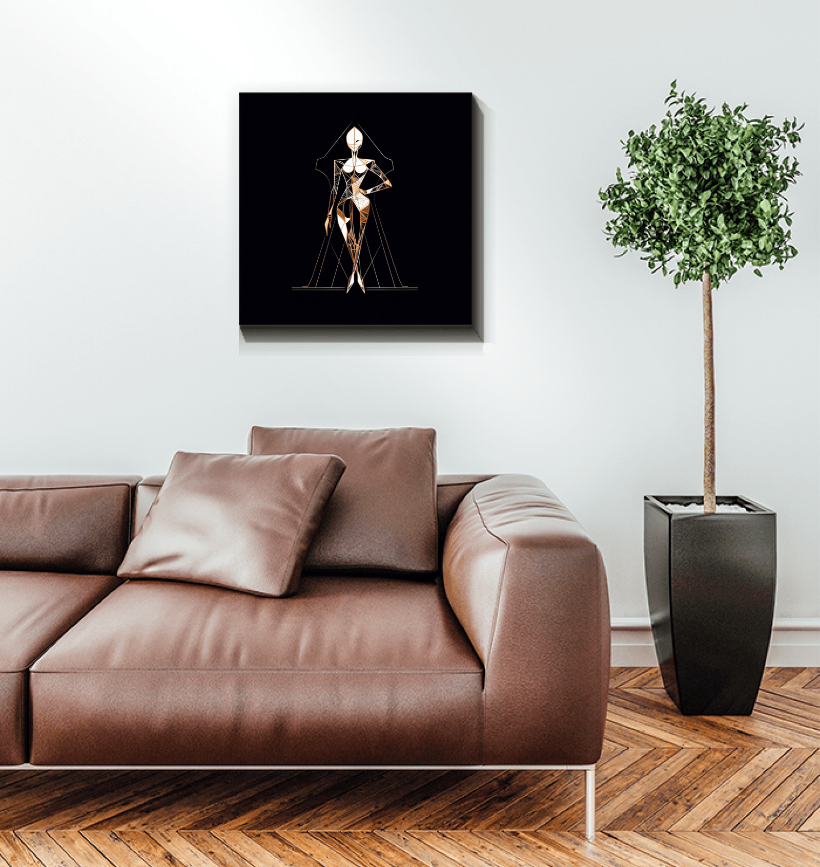 Couture Fashion Illustration Canvas - Beyond T-shirts