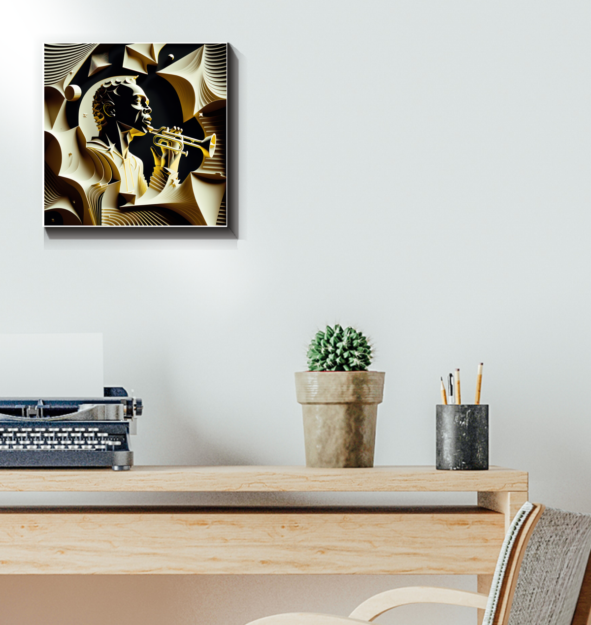 Vibrato Vistas Wrapped Canvas