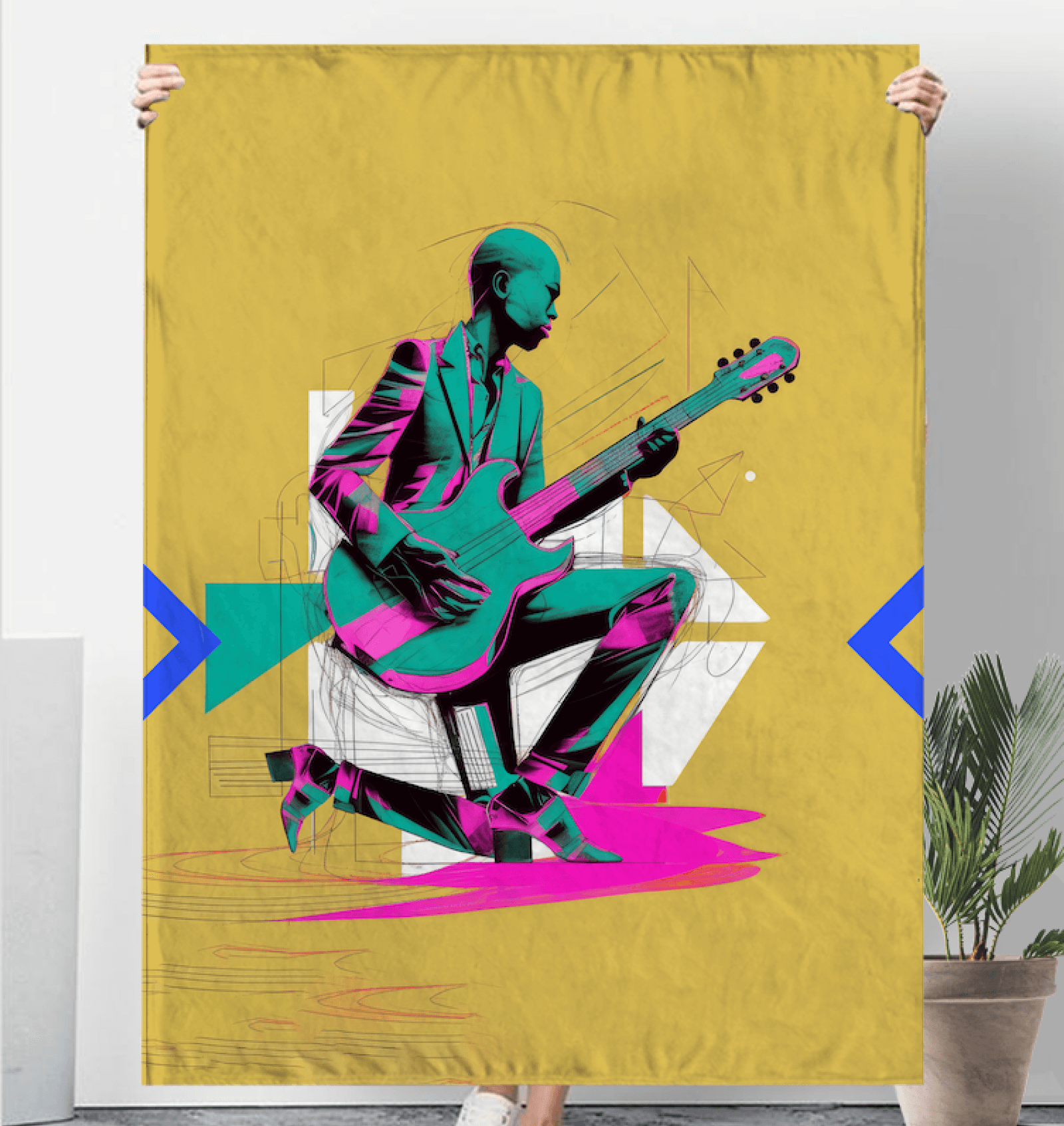 Glamour in Every Detail Sherpa Blanket - Beyond T-shirts