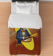 Cat's Encounter Duvet Cover