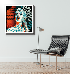Vintage Rockabilly music canvas art