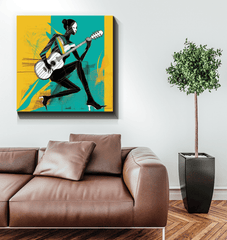 Fashionable Serenade Canvas Print - Beyond T-shirts