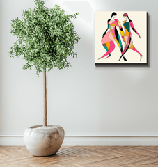 Abstract Runway Couture Fusion Canvas - Beyond T-shirts