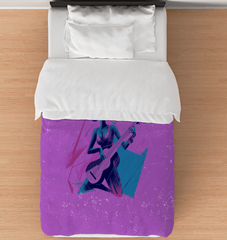 Vintage Vinyl Vibes Duvet Cover - Beyond T-shirts