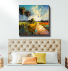 Rolling Hills Serenity Wrapped Canvas