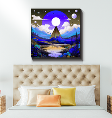 Majestic Monoliths Rocky Landscape CanvasMajestic Monoliths Rocky Landscape Canvas