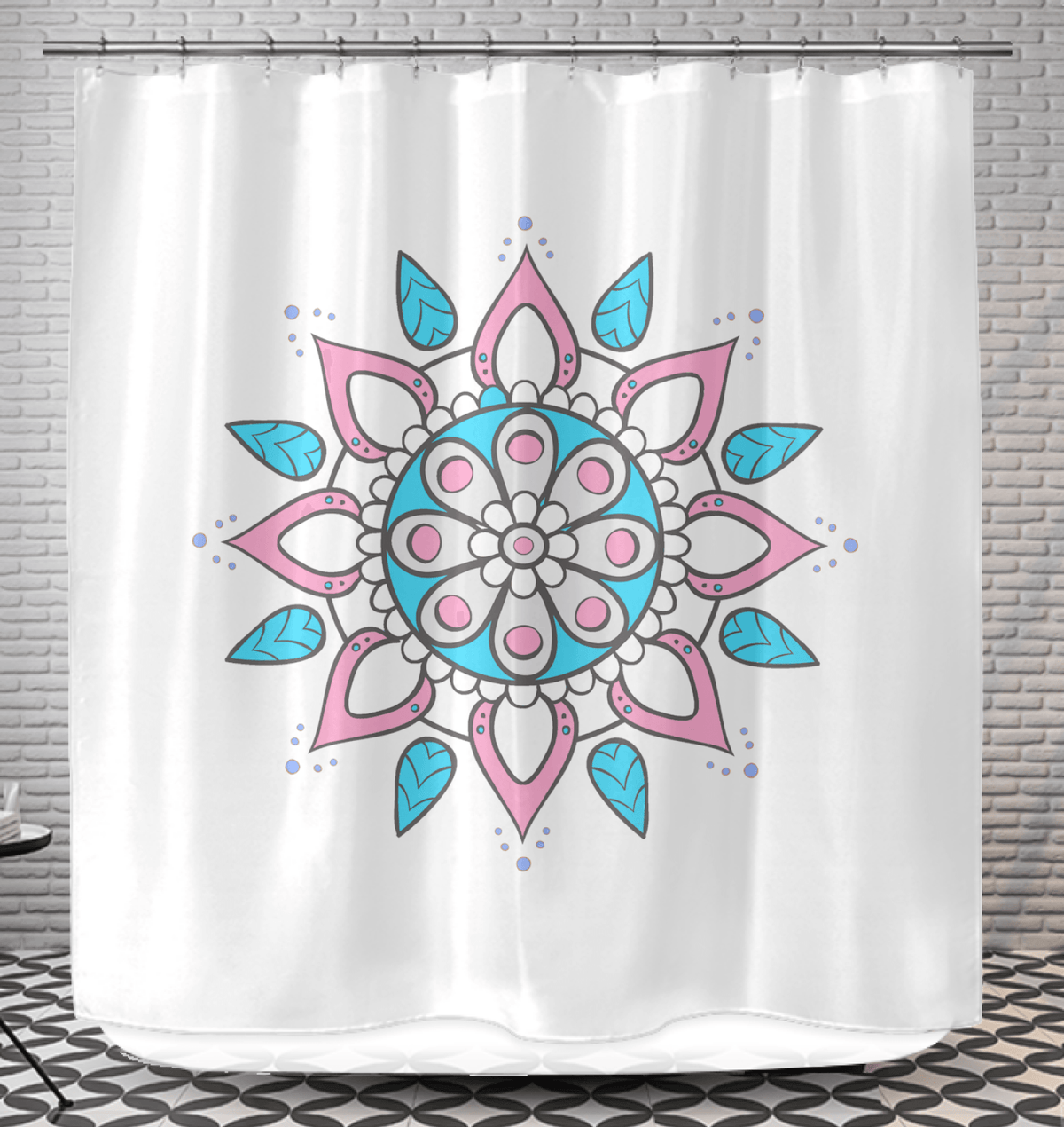 Mandala Garden Tranquility Curtain - Beyond T-shirts