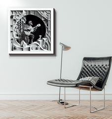 Punk's Not Dead Wrapped Canvas