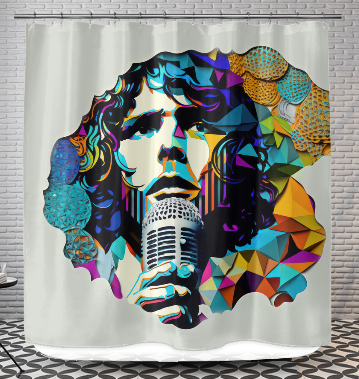 Jazz Ensemble Shower Curtain