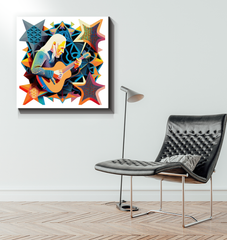 Tuneful Tunes Wrapped Canvas