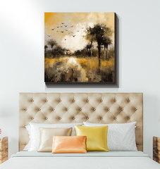 Mountain Art Majesty Landscape Wrapped Canvas