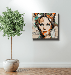 Euphonic Echoes Wrapped Canvas Notes Of Harmony - Beyond T-shirts
