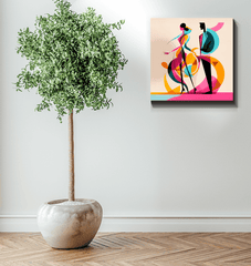 Elegance in Graffiti Fashion Canvas - Beyond T-shirts