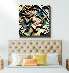 Melody Montage Wrapped Canvas