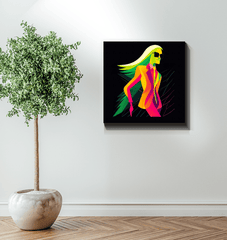 Graffiti Couture Fusion Canvas Print - Beyond T-shirts